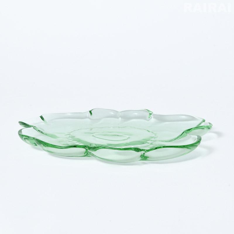 marimekko（マリメッコ） ガラスプレート 20cm ウニッコ グリーン