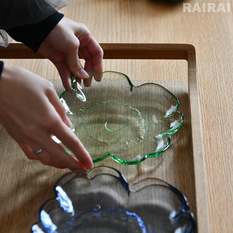 marimekko（マリメッコ） ガラスプレート 20cm ウニッコ グリーン