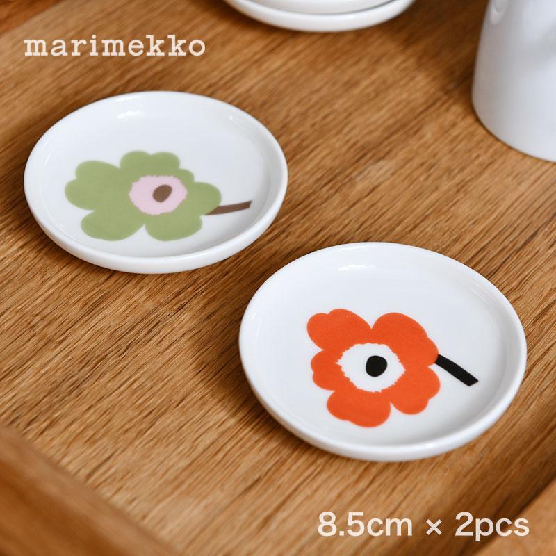 marimekko ウニッコ　プレートセット marimekko（マリメッコ） 日本限定 プレート 2個セット 8.5cm ウニッコ