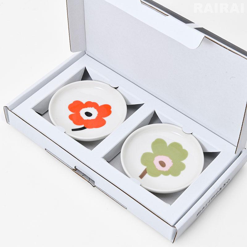 marimekko（マリメッコ） 日本限定 プレート 2個セット 8.5cm ウニッコ