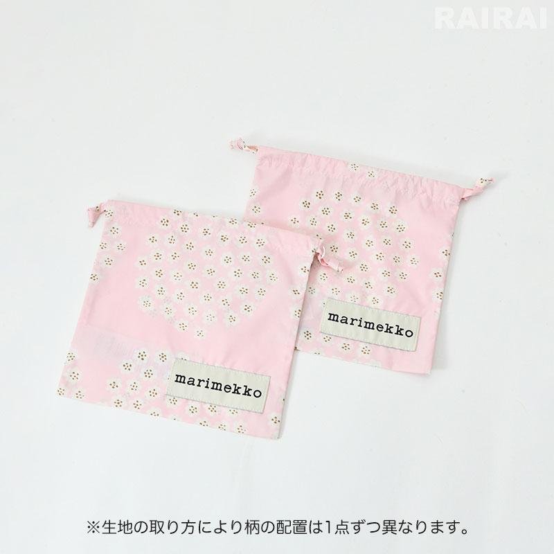 marimekko（マリメッコ） 日本限定 ポーチ 巾着袋 22cm プケッティ