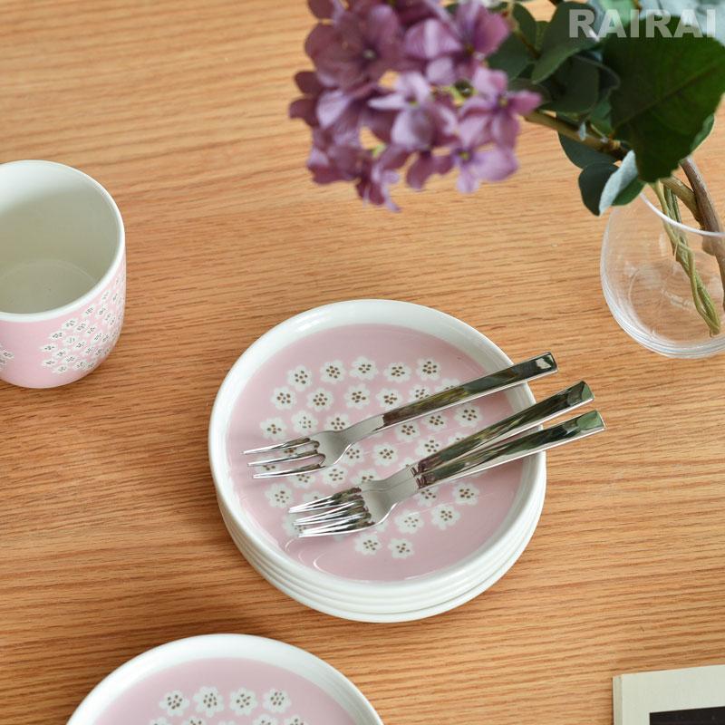 marimekko 食器セット（ピンク・ベージュ） marimekko（マリメッコ） 日本限定 プレート 13.5cm プケッティ