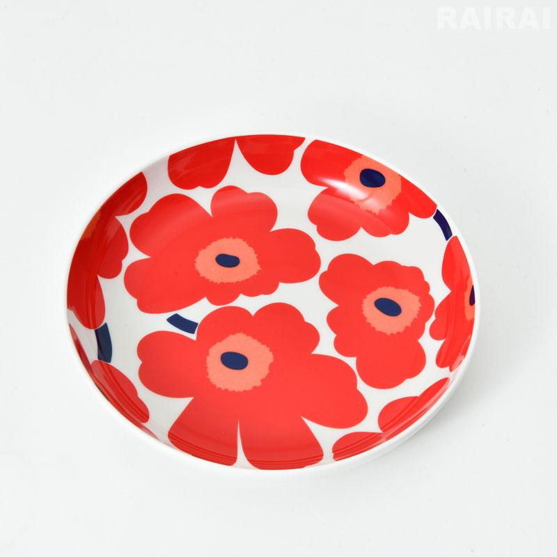 marimekko（マリメッコ） ディーププレート 20.5cm ウニッコ レッド
