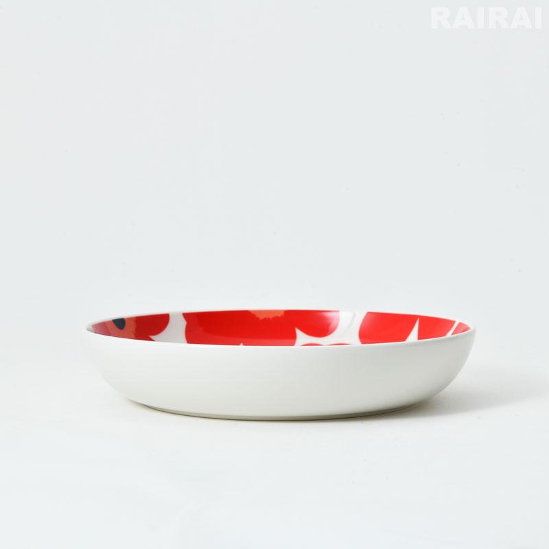 marimekko（マリメッコ） ディーププレート 20.5cm ウニッコ レッド