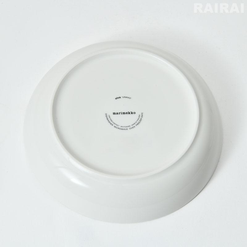 marimekko（マリメッコ） ディーププレート 20.5cm ウニッコ レッド
