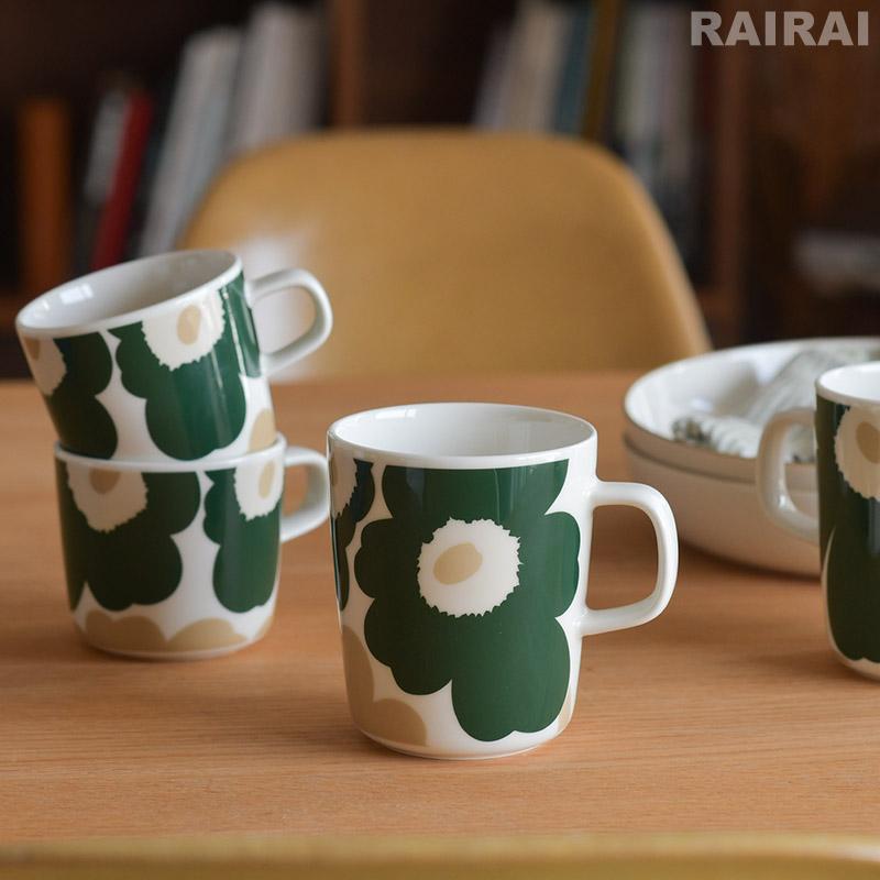 marimekko（マリメッコ） マグカップ 250ml ウニッコ ダークグリーン