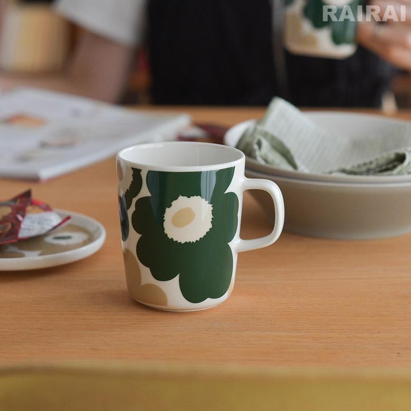 marimekko（マリメッコ） マグカップ 250ml ウニッコ ダークグリーン