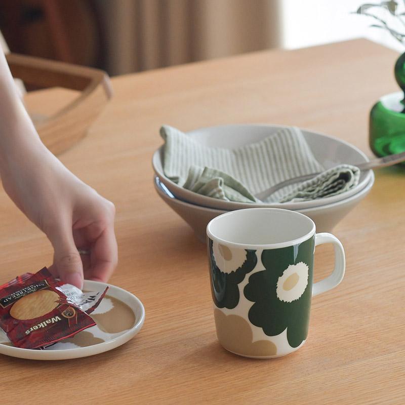 marimekko（マリメッコ） マグカップ 250ml ウニッコ ダークグリーン