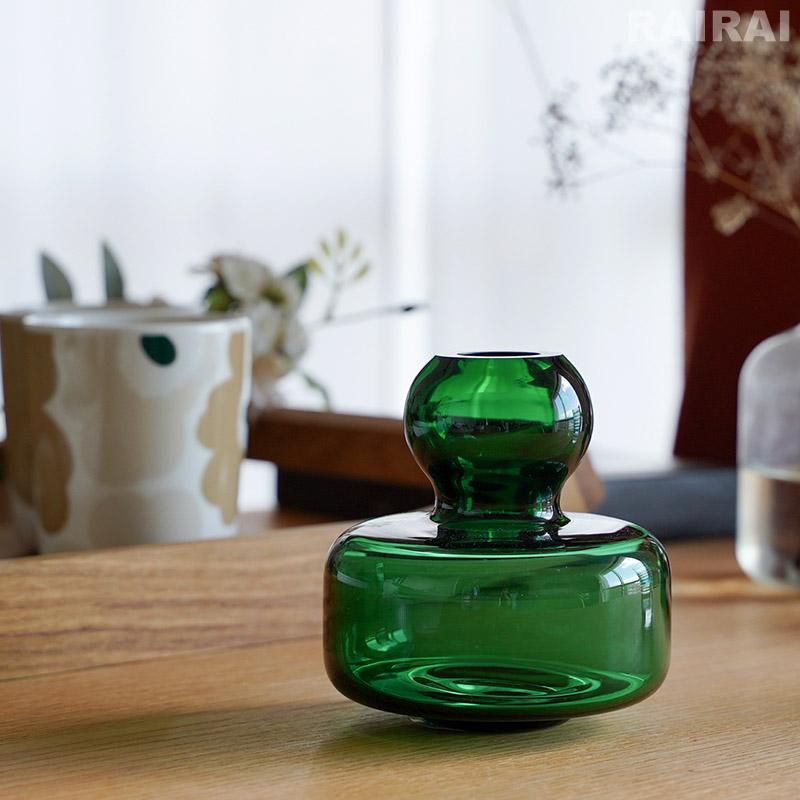 marimekko（マリメッコ） フラワーベース 花瓶 グリーン marimekko