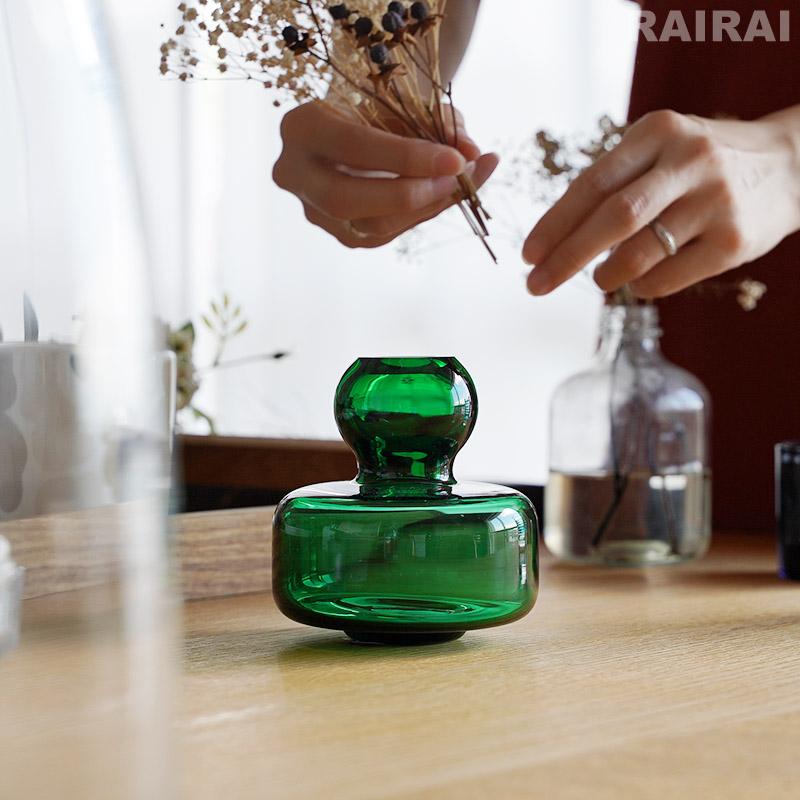 marimekko（マリメッコ） フラワーベース 花瓶 グリーン marimekko