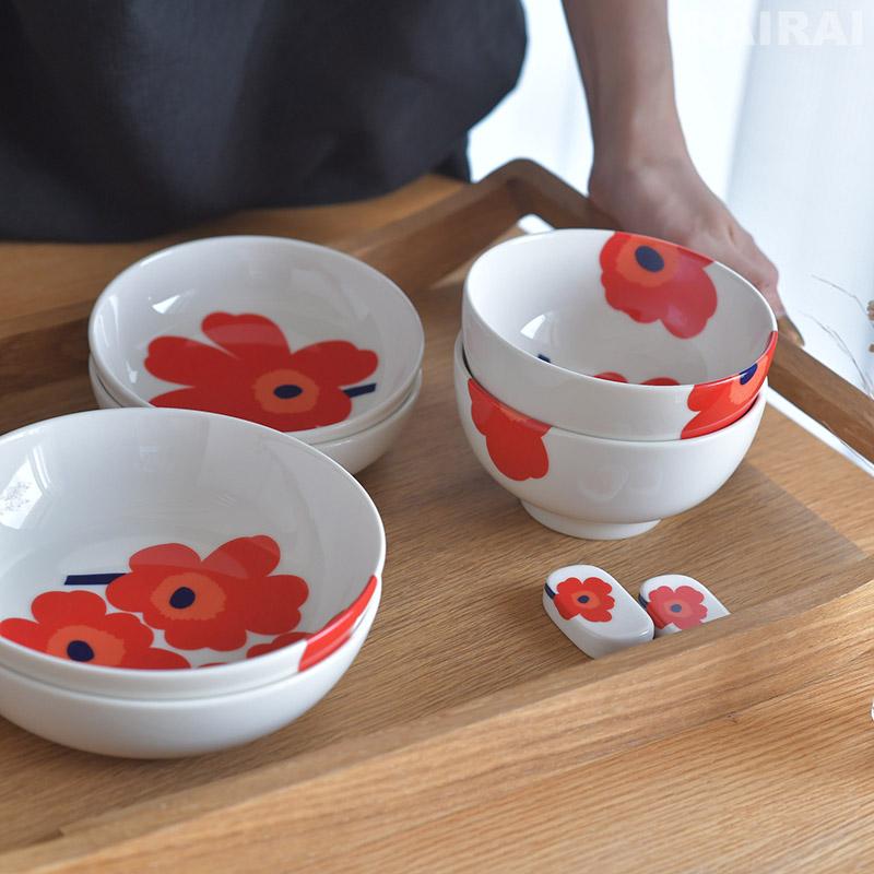 marimekko（マリメッコ） ディーププレート 16cm ウニッコ ホワイト