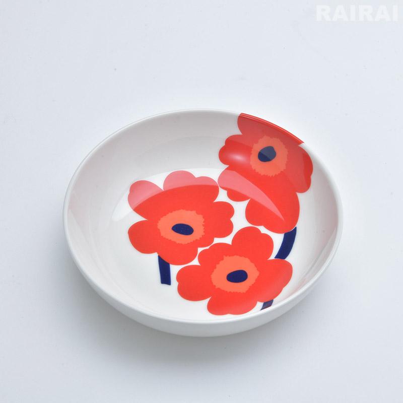 marimekko（マリメッコ） ディーププレート 16cm ウニッコ ホワイト