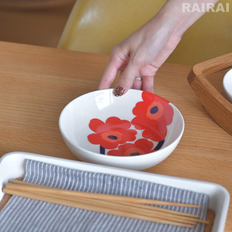marimekko（マリメッコ） ディーププレート 16cm ウニッコ ホワイト
