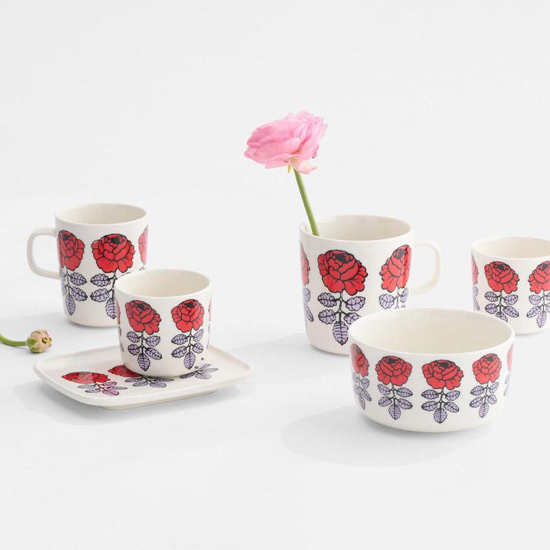 marimekko（マリメッコ） アジア限定 プレート 15×12cm 角皿