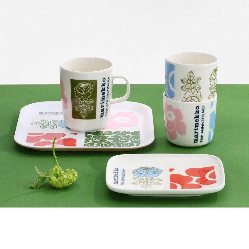 marimekko（マリメッコ） プレート 12×15cm 75th Anniversary マルチ