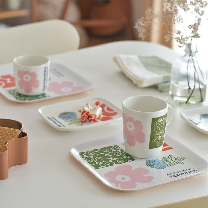 marimekko（マリメッコ） 日本限定 トレイ 20×20cm マルチカラー 75th