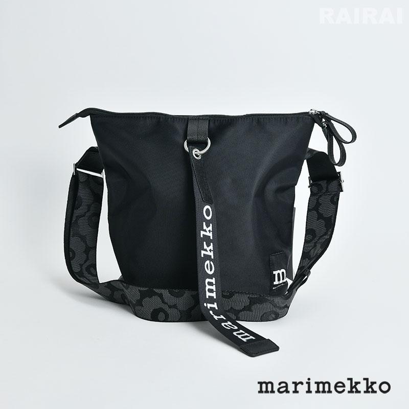 マリメッコ marimekko ショルダーバッグ ブラック marimekko（マリメッコ） ショルダーバッグ キャリー オール 無地