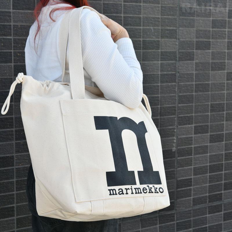 値下げmarimekko MonoMiniCitybag Logo トートバッグ marimekko（マリメッコ） セール トートバッグ モノ シティ コットン