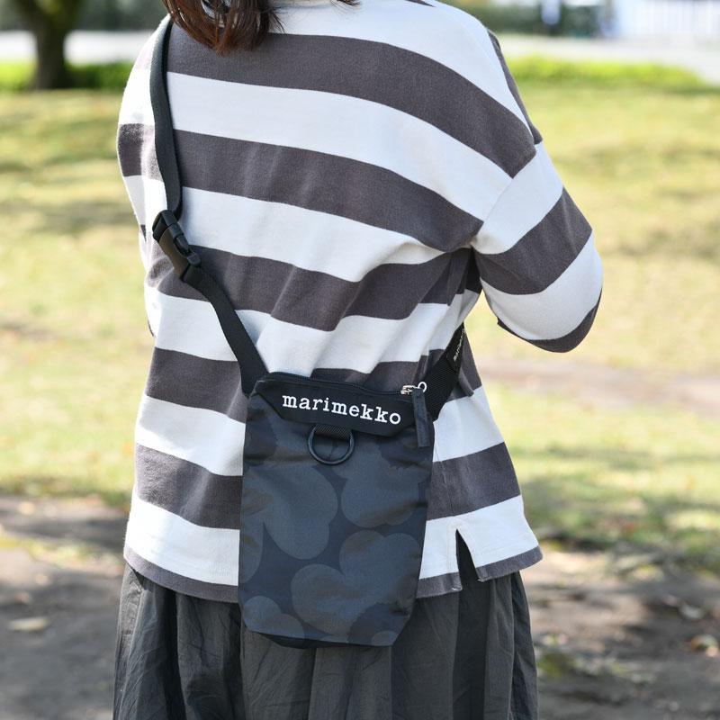 marimekko マリメッコ ショルダーバッグ ウニッコ ダークグレー
