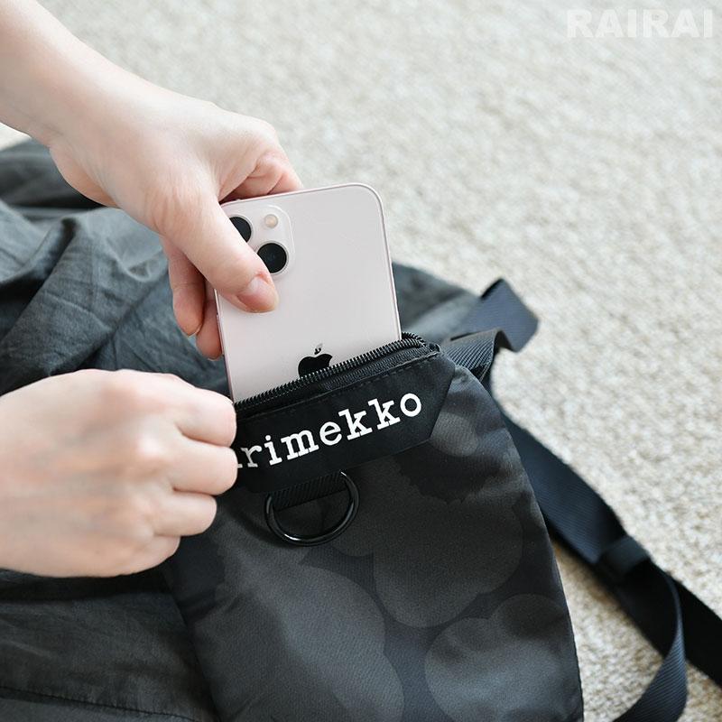 marimekko マリメッコ ショルダーバッグ ウニッコ ダークグレー