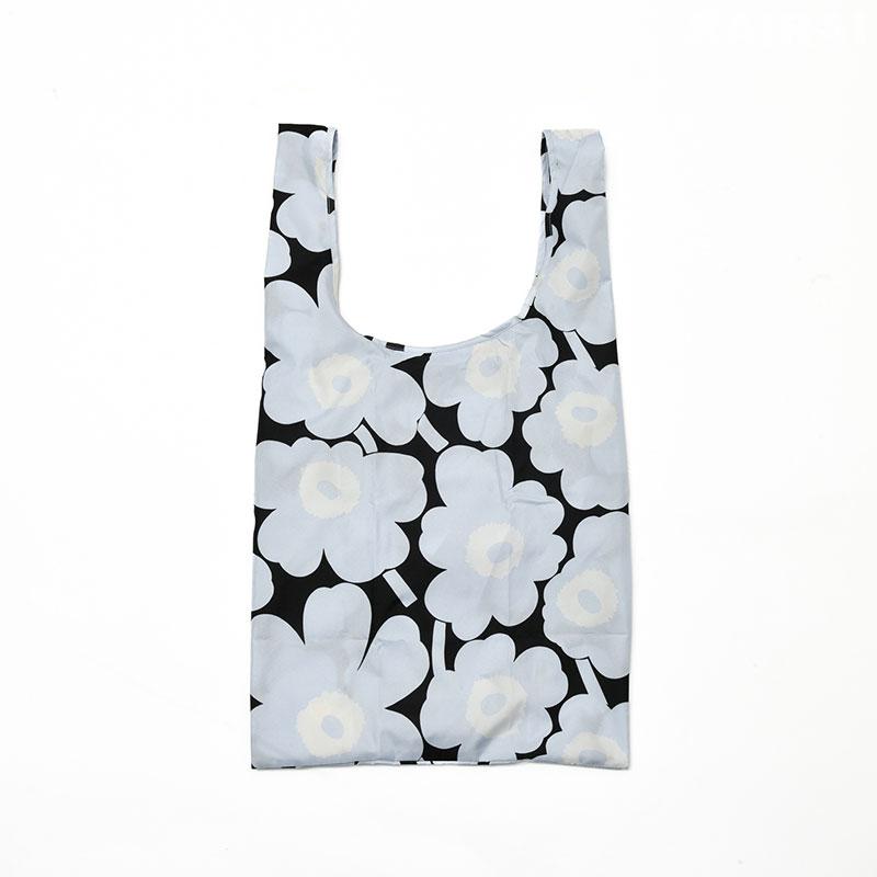 marimekko（マリメッコ） スマートバッグ ライトブルー×ブラック×オフ