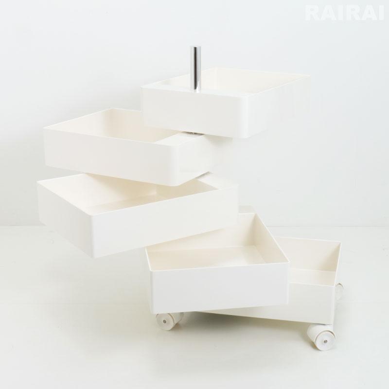 ◆MAGIS◆マジス◆360°コンテナ 5段◆ホワイト◆イタリア◆ MAGIS（マジス） 360°コンテナー 5段 引き出し収納 キャスター付き