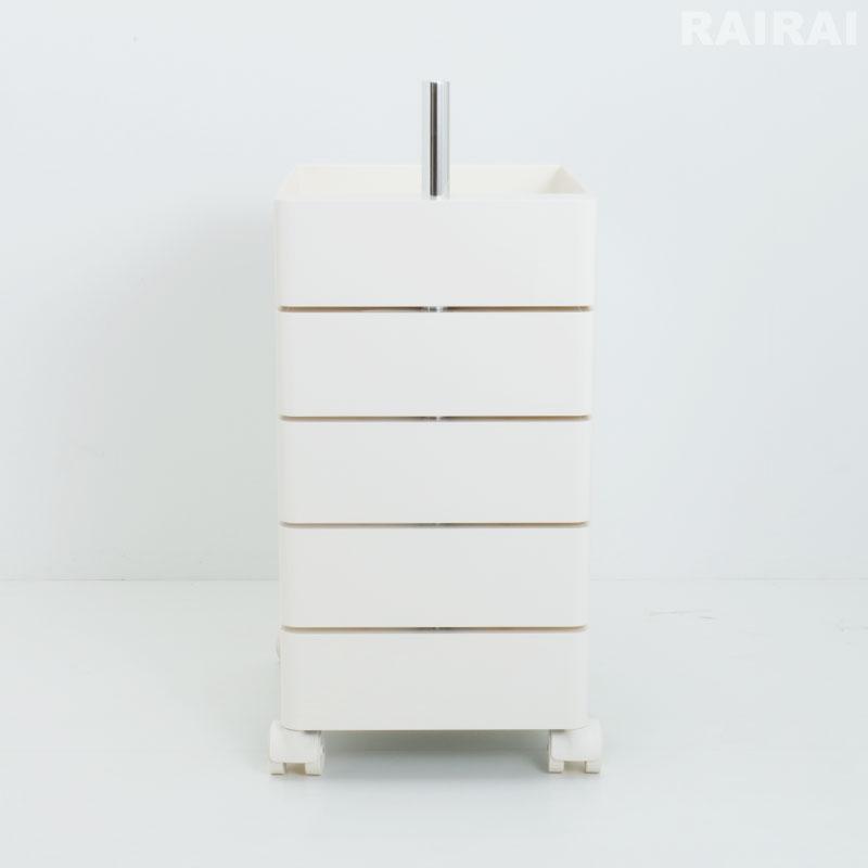 美品 MAGIS マジス 360° CONTAINER コンテナ 5段 ホワイト MAGIS/マジス 360°コンテナ 5段（高さ72cm） 通販 - ディノス