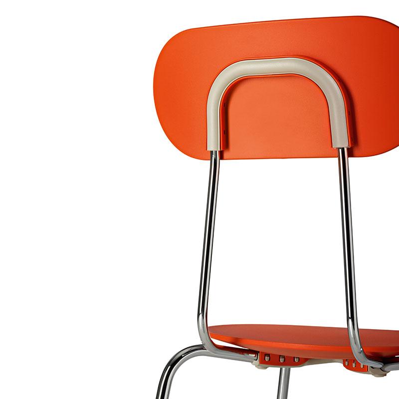 MAGIS（マジス） マリオリナ スタッキングチェア オレンジ ホワイト