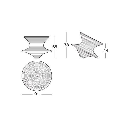 MAGIS（マジス） 回転チェア ロッキングチェア スパン MAGIS SPUN
