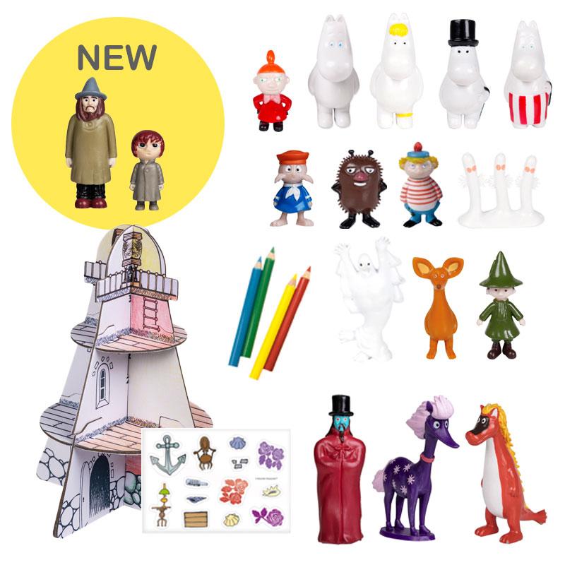 MOOMIN ムーミン　ベネリック　原画版フィギュア　計12個 ムーミン原作フィギュア12体セット 陶器製ベネリック箱付き