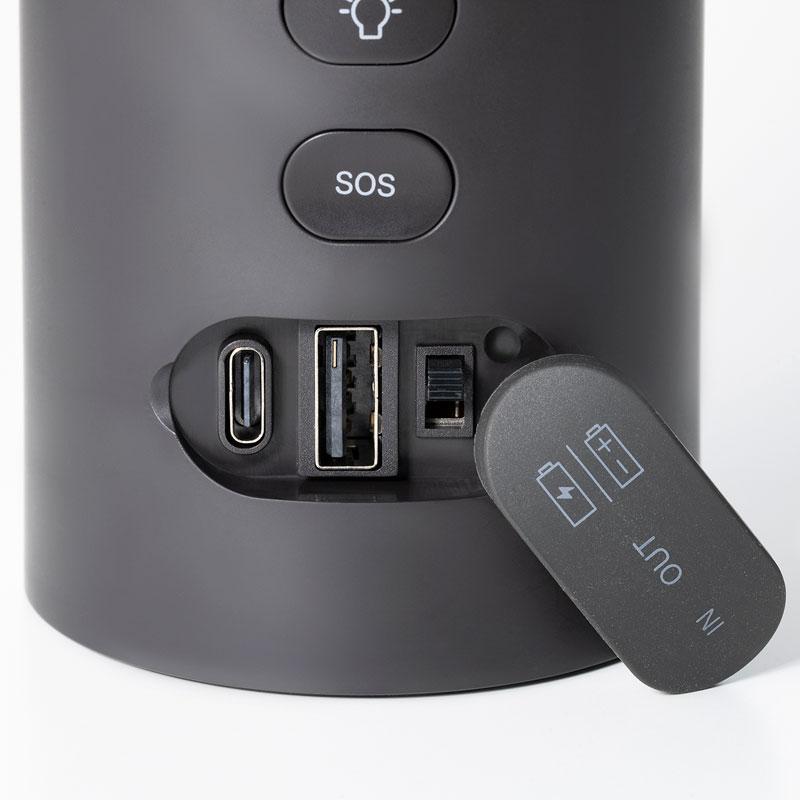 0（プラスマイナスゼロ） 防災ラジオ ホワイト ブラック ブラウン