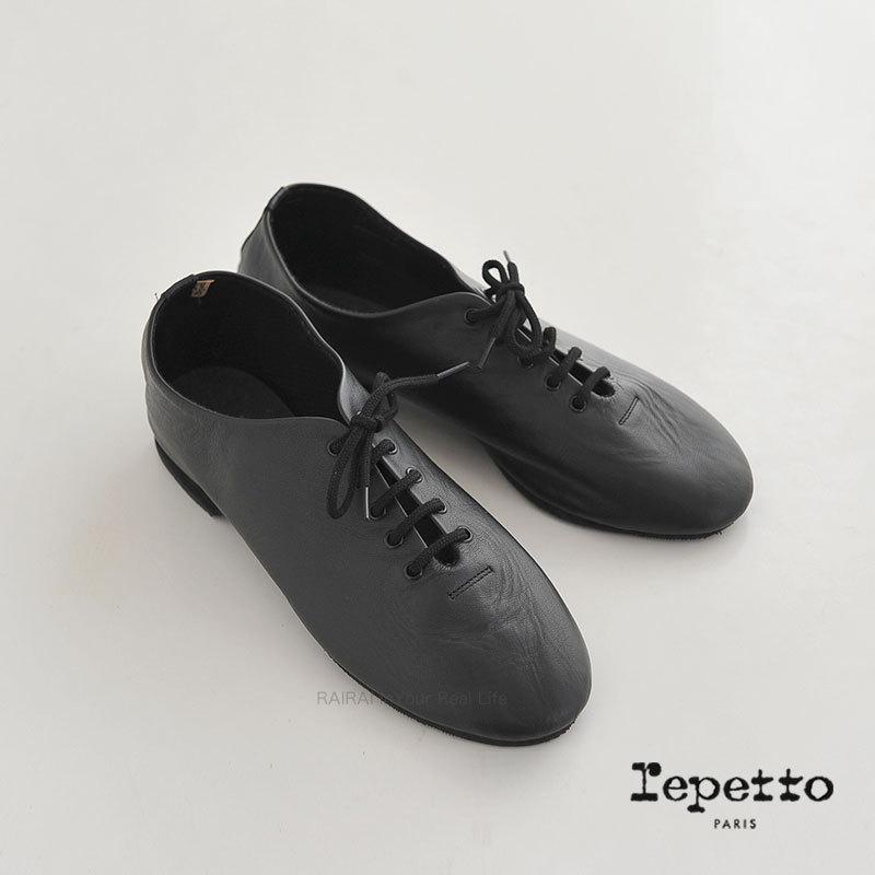 レペット repetto ダンスシューズ JAZZ ブラック レザー 靴 T013｜cds-r