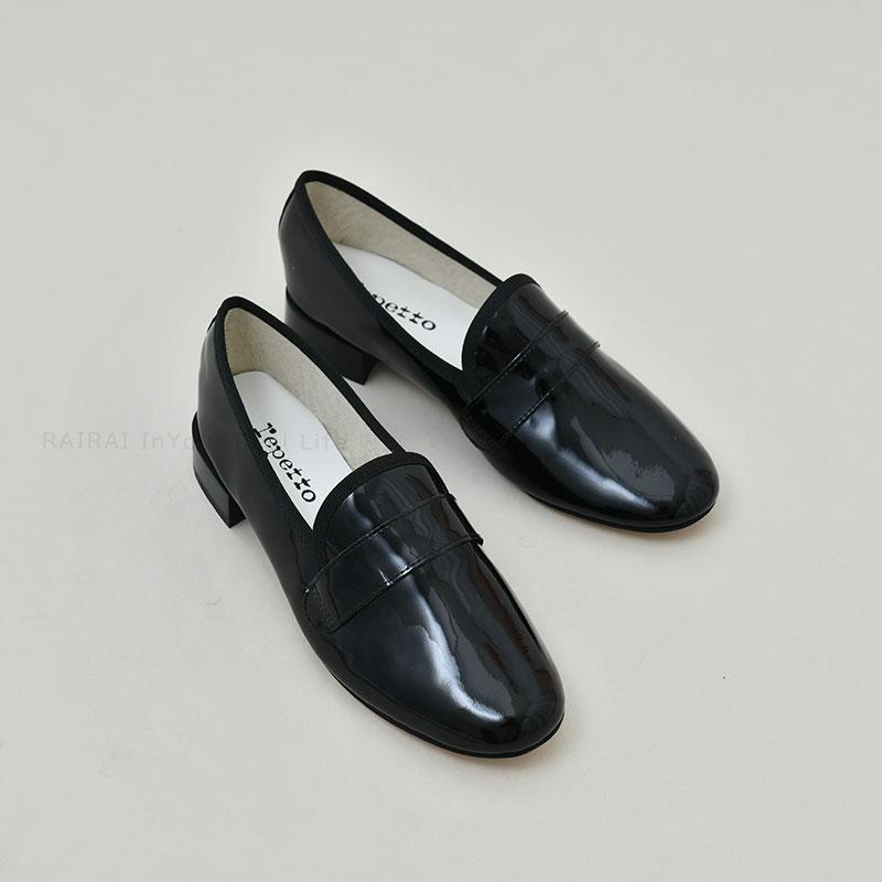 レペット ローファー マイケル repetto  Michael Loafers パテントレザー ブラック【New Size】｜cds-r｜02