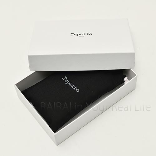 レペット三折りレザー財布 黒 レペットで新品購入 数回使用 自宅保管 値下げ不可 repetto（レペット） 【セール】 財布 コインケース ミニ ウォレット
