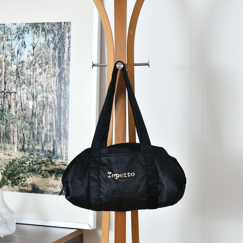 repetto レペット ダッフルバッグ M ベルベット ブラック 黒 DUFFLE 