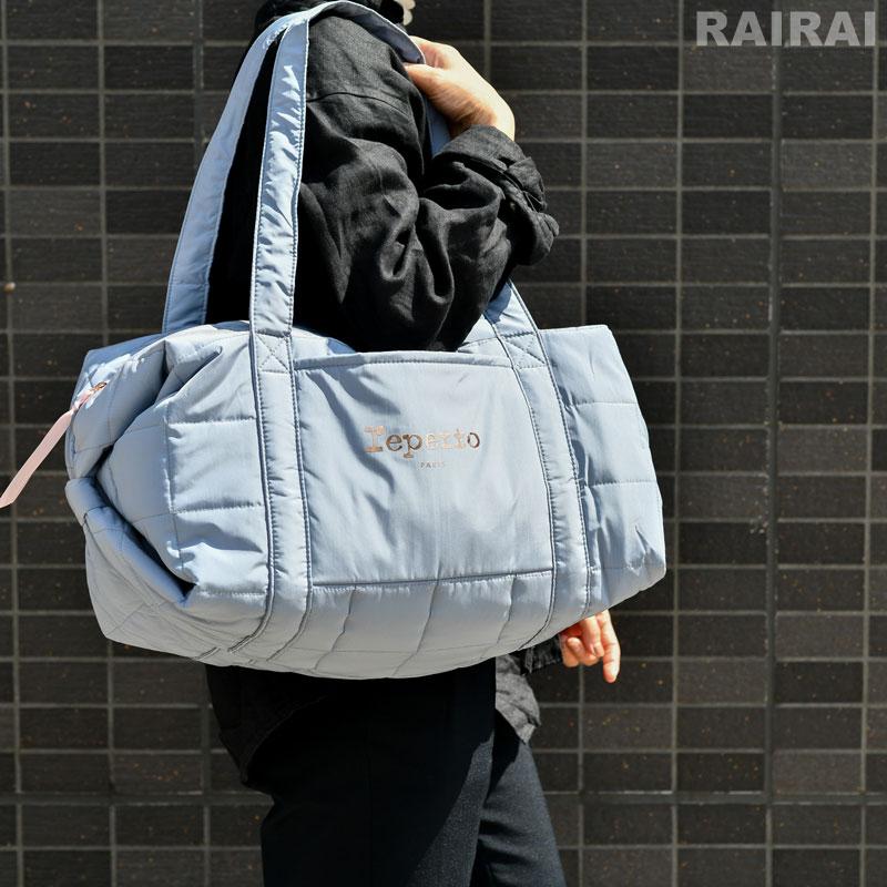repetto レペット ダッフルバッグ Lサイズ ナイロン シルバー