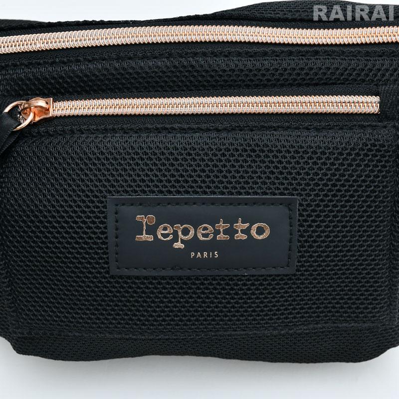 repetto（レペット） ボディバッグ エシャッペ ブラック 黒 repetto