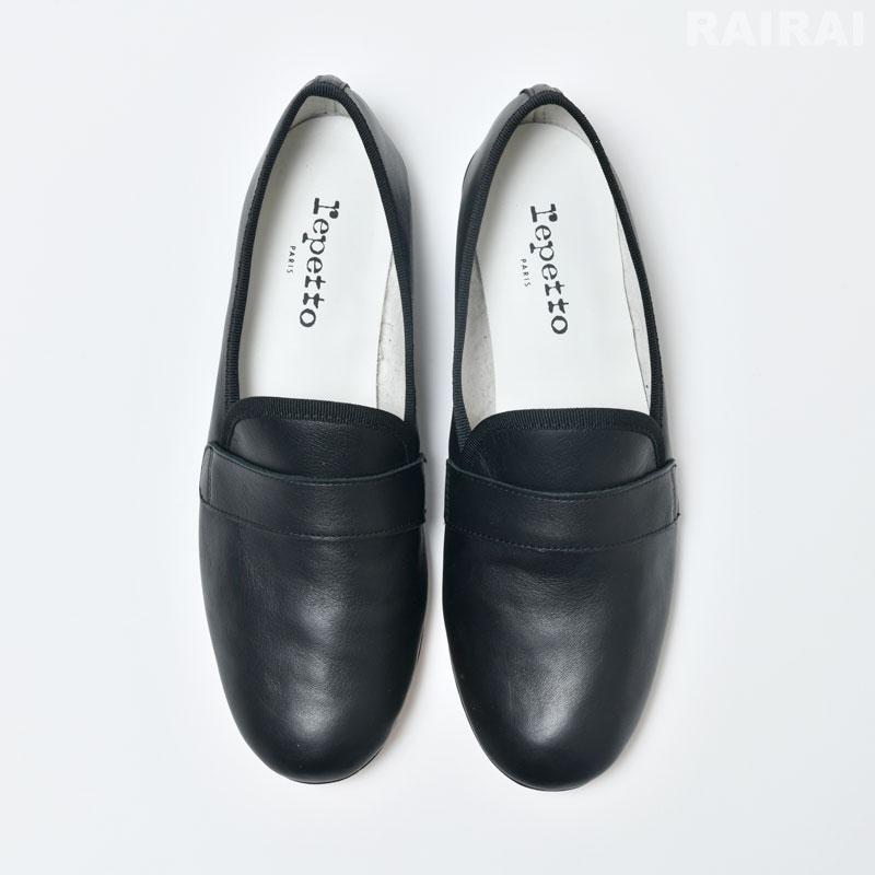 レペット レディース マイケル ローファー スムースレザー ブラック repetto Michael Loafer Nappa calfskin Noir 送料無料｜cds-r｜02