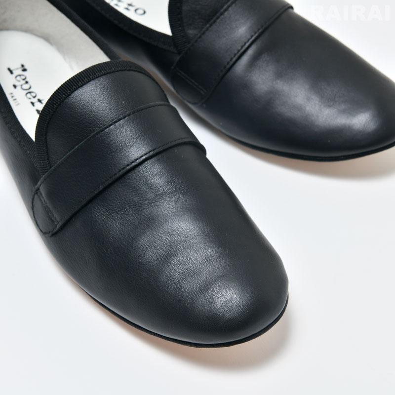 レペット レディース マイケル ローファー スムースレザー ブラック repetto Michael Loafer Nappa calfskin Noir 送料無料｜cds-r｜04