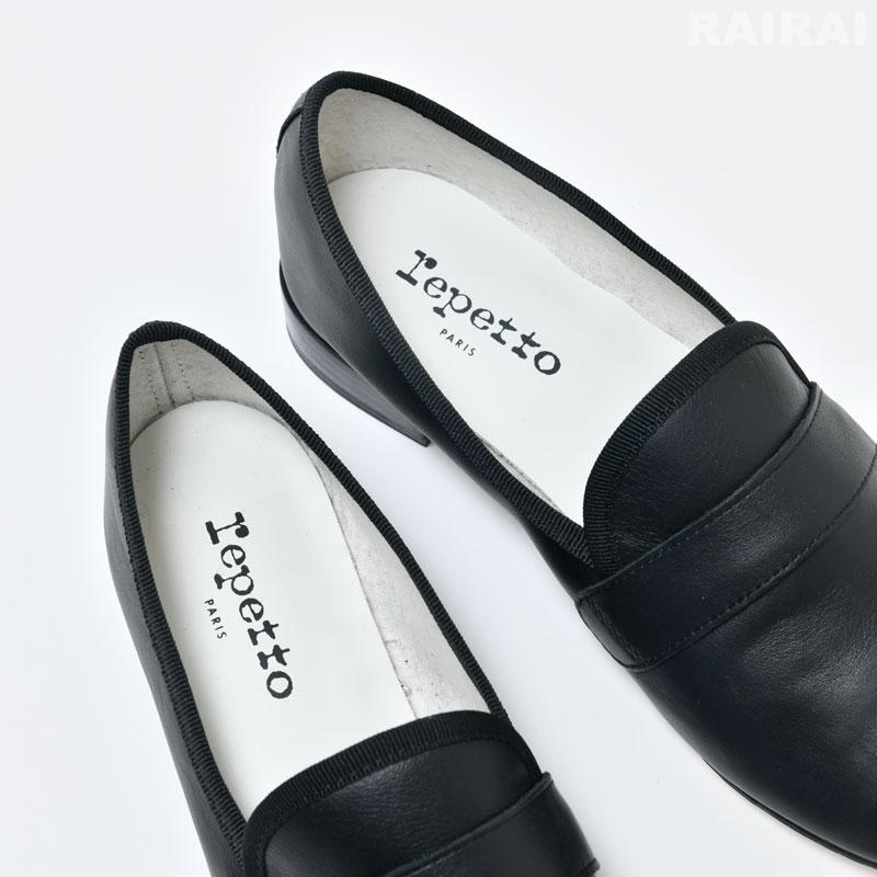 レペット レディース マイケル ローファー スムースレザー ブラック repetto Michael Loafer Nappa calfskin Noir 送料無料｜cds-r｜05