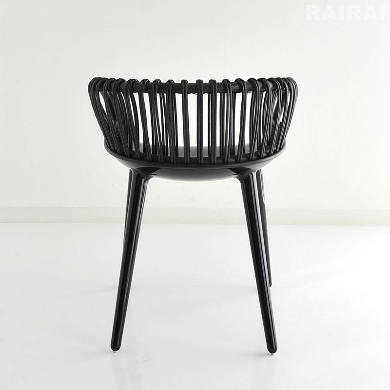 MAGIS（マジス） アームチェア サイボーグ ウィッカー クラブ ブラック