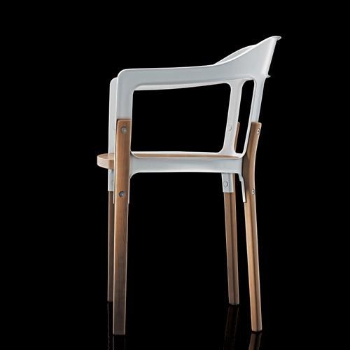 MAGIS マジス スティールウッドチェア アームチェア ビーチ＋