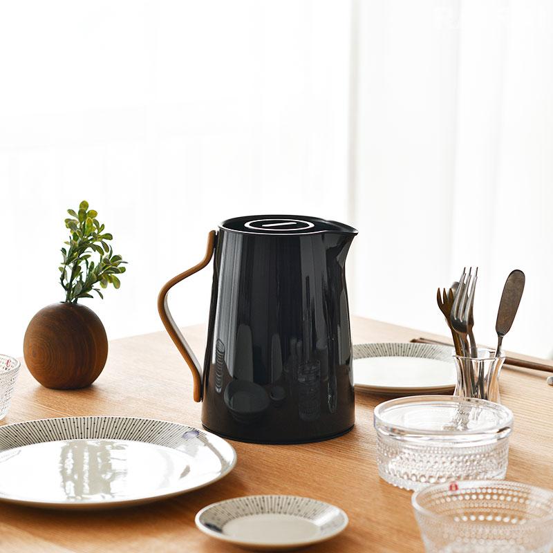 STELTON バーセット(ステルトン) stelton ステルトン バキュームジャグ ティー 1L エマ ブラック ブルー