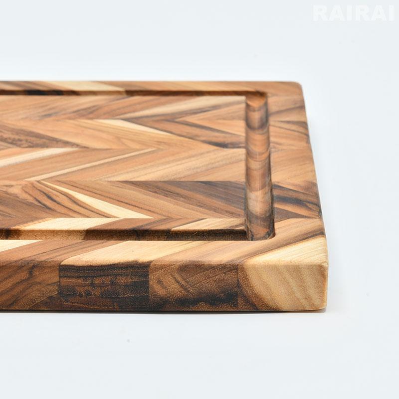 チークハウス ヘリンボーン カッティングボード 36cm TEAKHAUS まな板