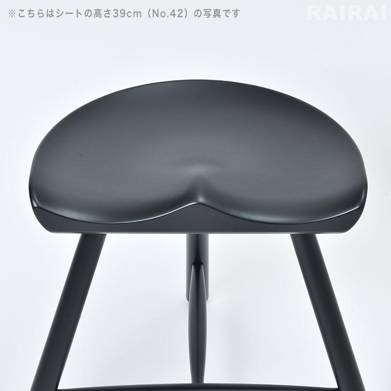 ワーナー シューメーカー チェア No.59 ブラック 座面高さ56cm Werner SHOEMAKER CHAIR BLACK おしゃれ シンプル スツール 送料無料｜cds-r｜06