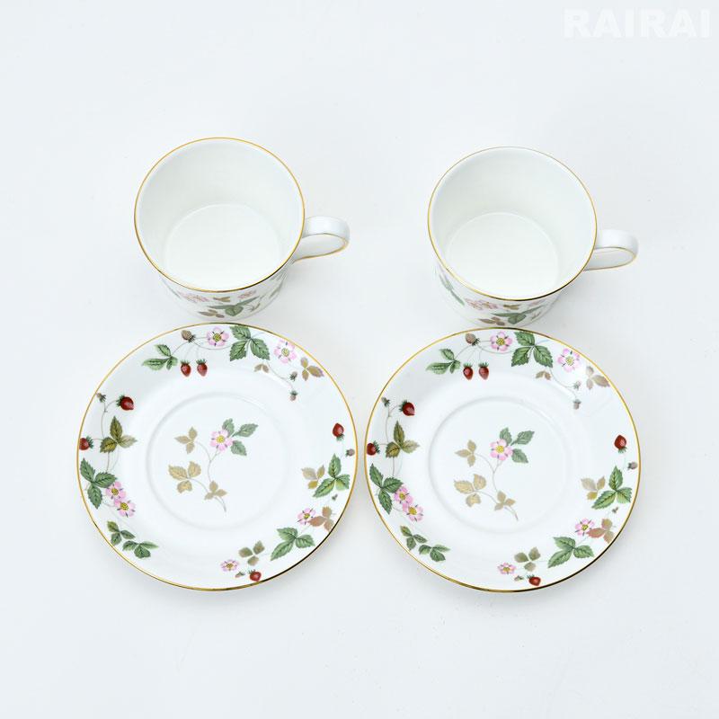 紅茶セット付き】 ウェッジウッド ティーカップ＆ソーサー デルフィ