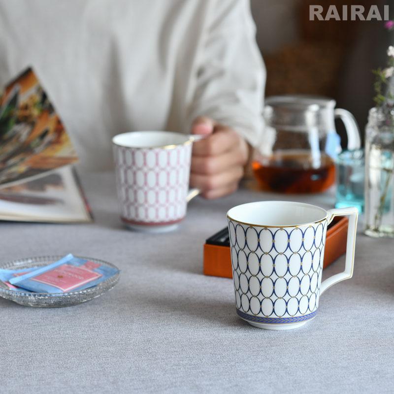 ウェッジウッド ルネッサンス ゴールド マグ ペア 紅茶付き 300ml