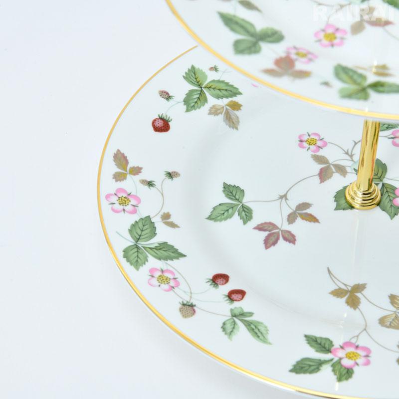 WEDGWOOD（ウェッジウッド） 【紅茶セット付き】 2段ケーキスタンド
