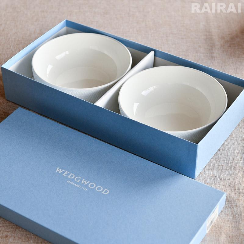 Gio 【紅茶セット付き】 ウェッジウッド ボウル 14cm ペア 2個 ジオ