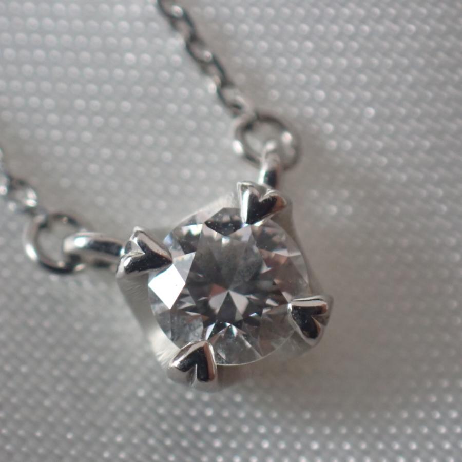 4℃　Pt850 ダイヤモンドペンダントネックレス　シルバー　ダイヤモンド 4℃（ヨンドシー） Pt850 ダイヤモンド ペンダント ネックレス プラチナ